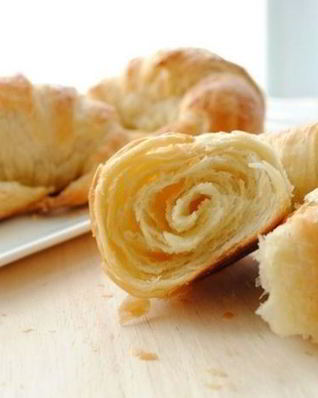 Круассаны из слоеного бездрожжевого теста