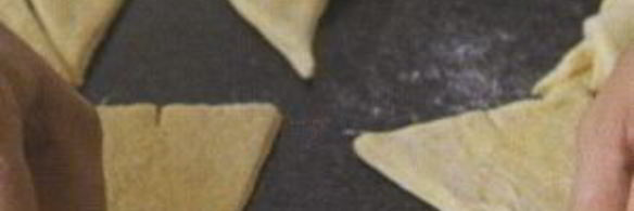 круассаны из слоеного бездрожжевого теста