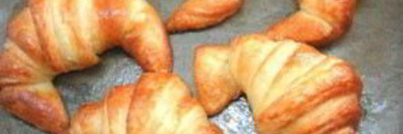круассаны из слоеного бездрожжевого теста