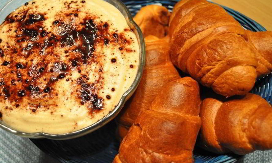 Рецепт круассанов morgen и крем тирамису с домашнего сыра маскарпоне