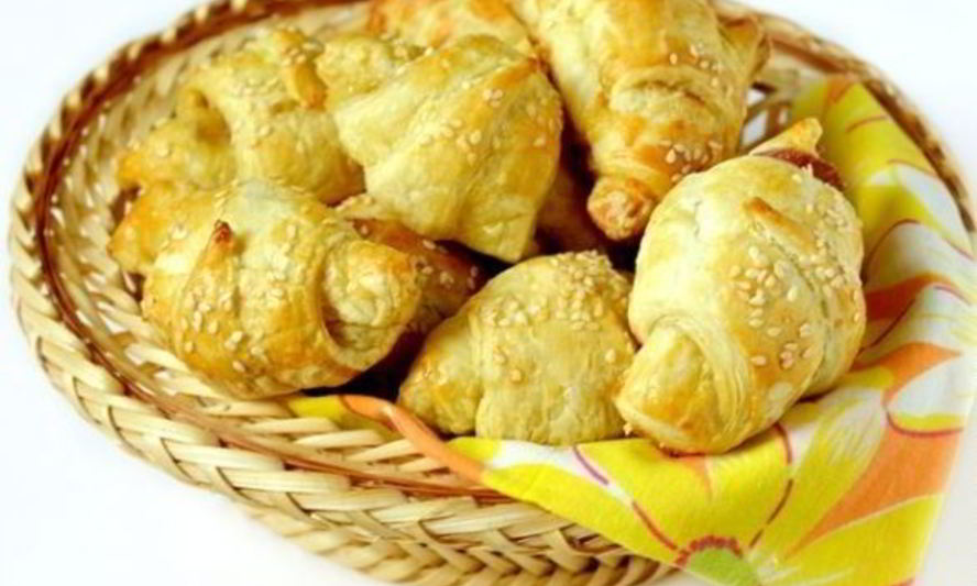 Рецепт круассанов с сыром