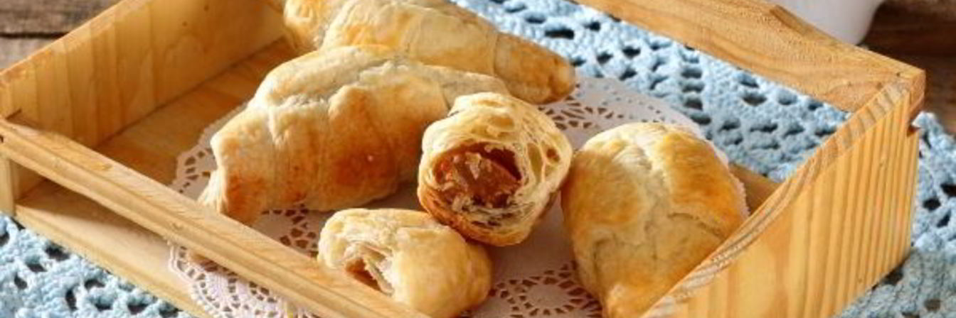 Круассаны со сгущенкой