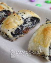 Маленькие булочки с маком