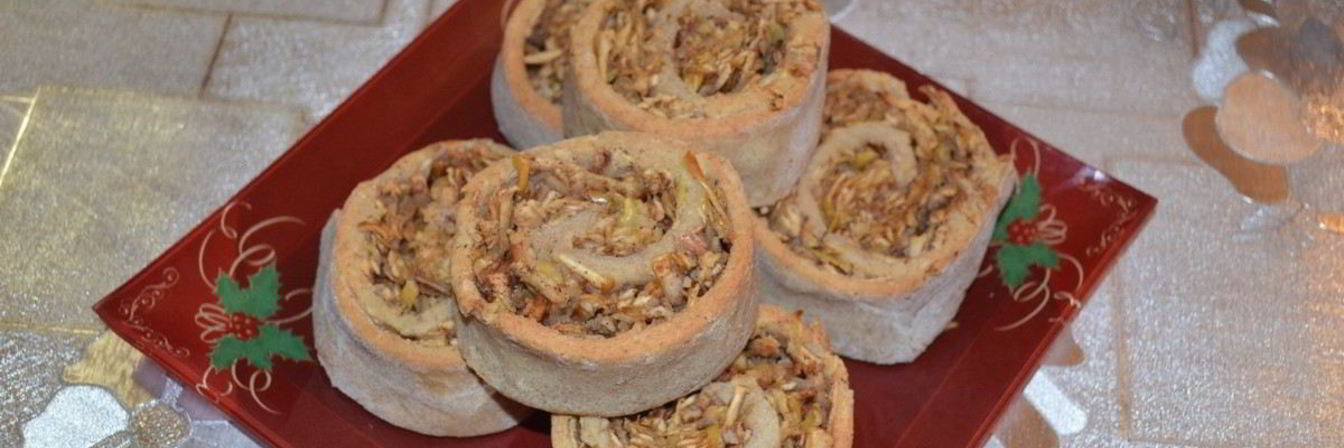 Ореховые булочки с корицей