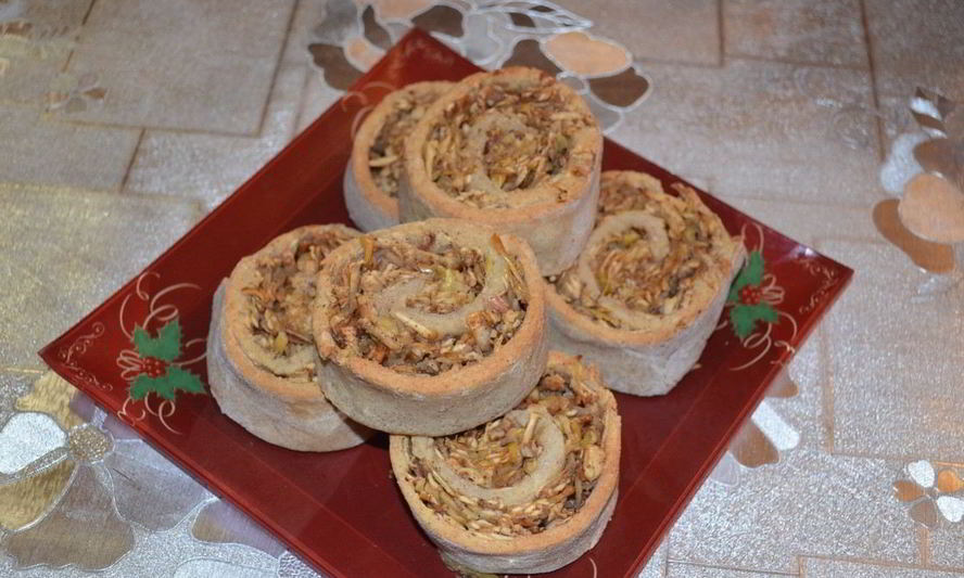 Рецепт ореховых булочек с корицей