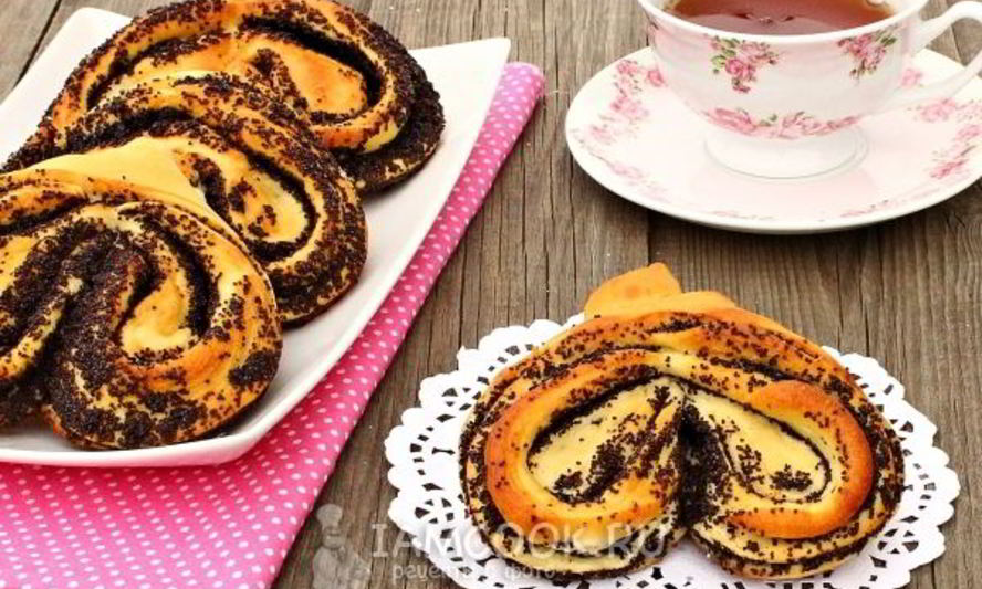 Рецепт плюшек с маком