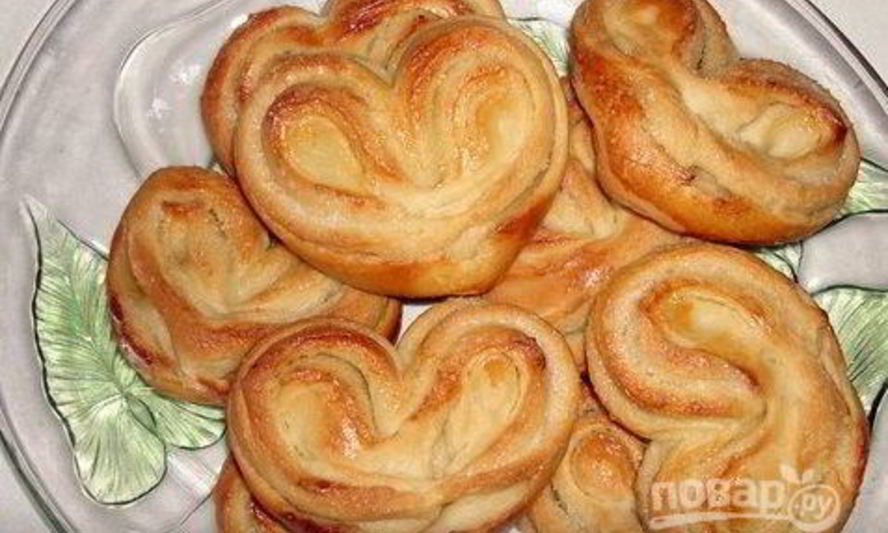 Рецепт плюшек с сахаром