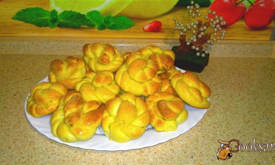 Рецепт плюшек-завитушек