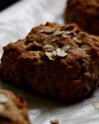 Постные банановые булочки