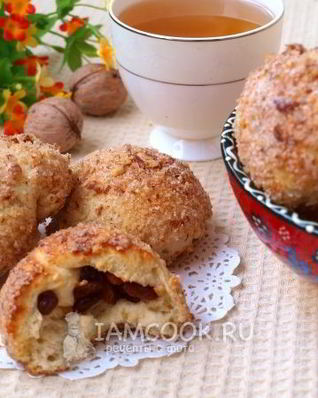 Постные булочки с корицей