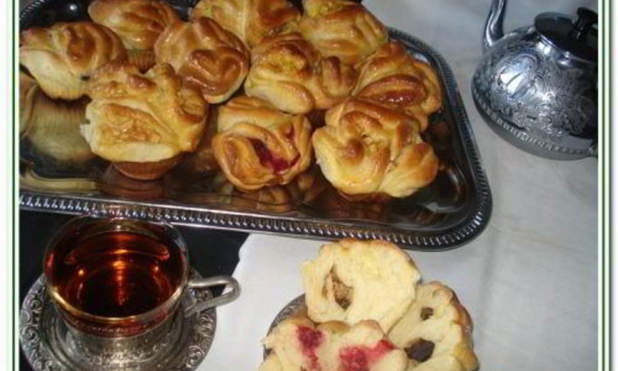 Рецепт сдобных булочек с разной начинкой