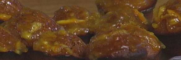 шоколадные булочки с апельсиновым вареньем