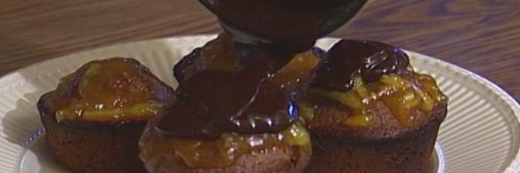 шоколадные булочки с апельсиновым вареньем