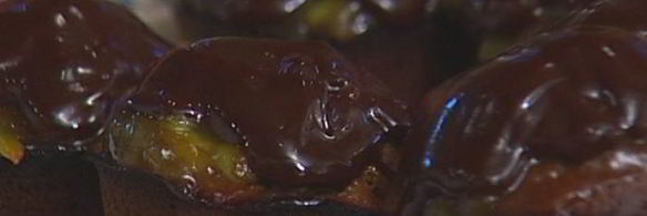 шоколадные булочки с апельсиновым вареньем