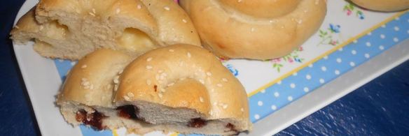 сырные булочки-улитки ассорти