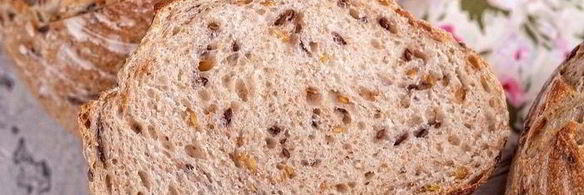 цельнозерновые булочки с семенами льна на закваске