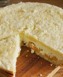 Творожная королевская ватрушка с курагой