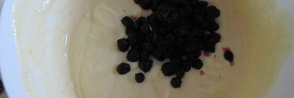 творожная ватрушка с черникой