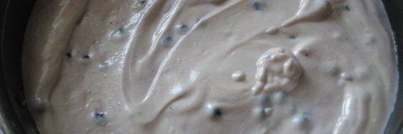 творожная ватрушка с черникой