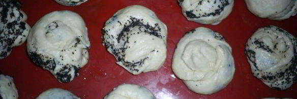 творожные булочки маковые узелки