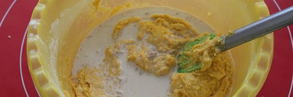 воздушные тыквенные булочки на сгущенке