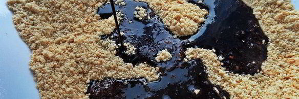 быстрый кокосово-шоколадный рулет