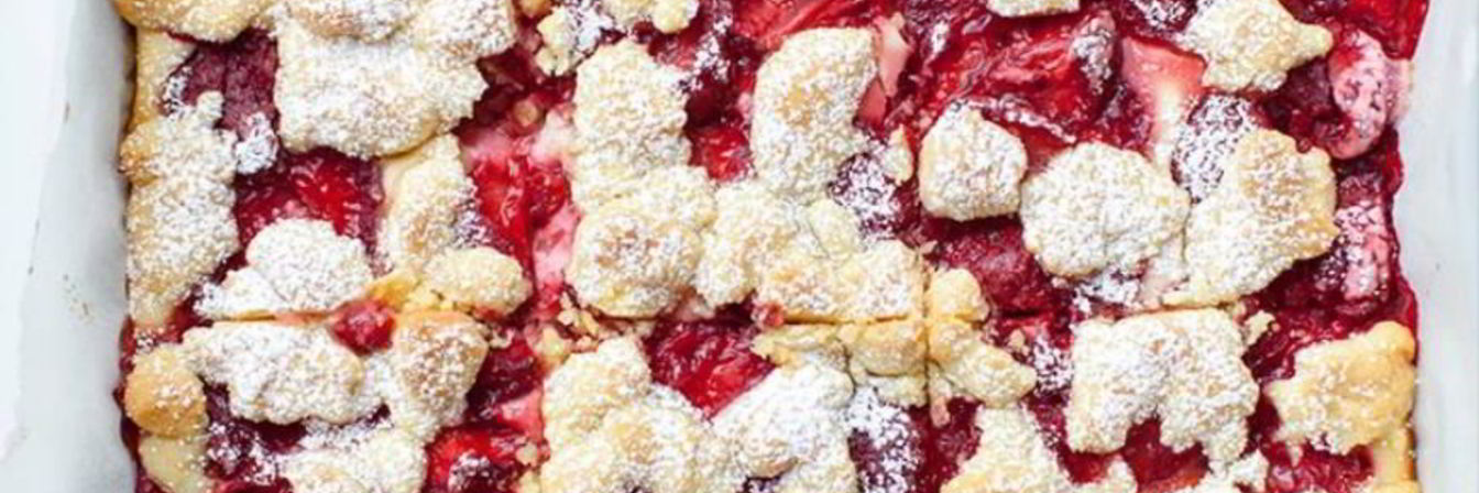 Чизкейк с клубникой