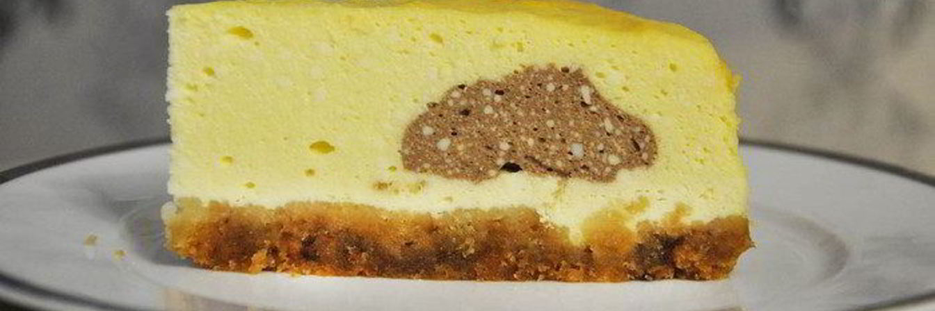 Чизкейк с шоколадной начинкой