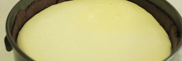 чизкейк с шоколадной основой