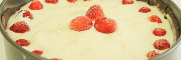 чизкейк с шоколадной основой