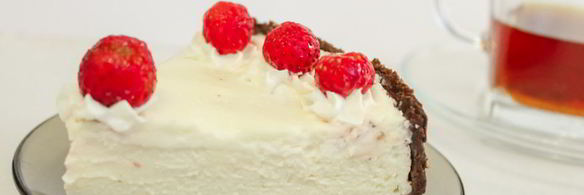 чизкейк с шоколадной основой