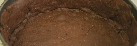 чизкейк с шоколадной основой