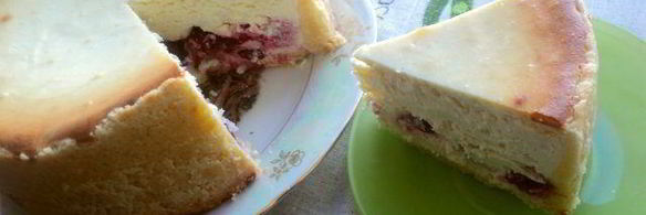 чизкейк с вишней