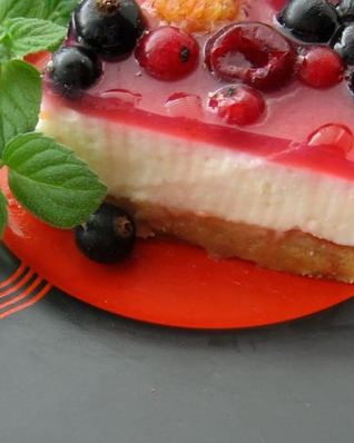Чизкейк с ягодами