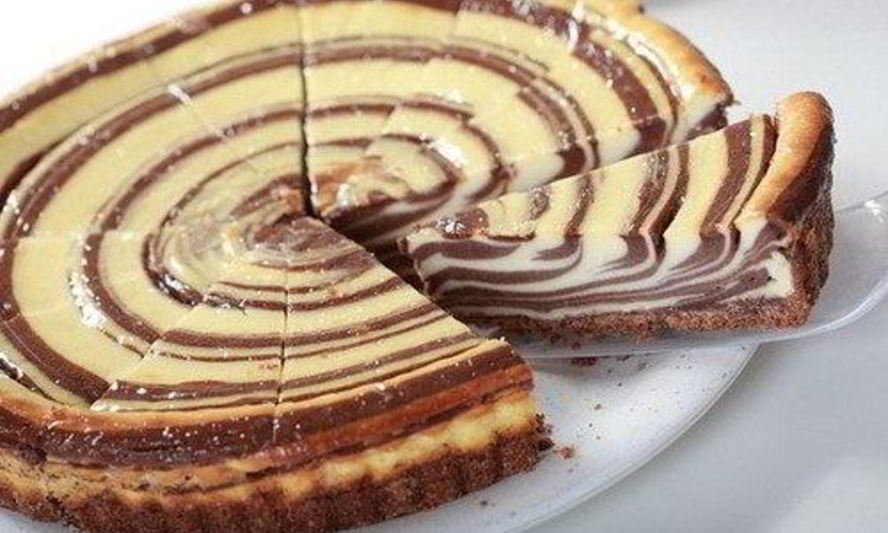 Рецепт чизкейка зебра с апельсиновым ликером