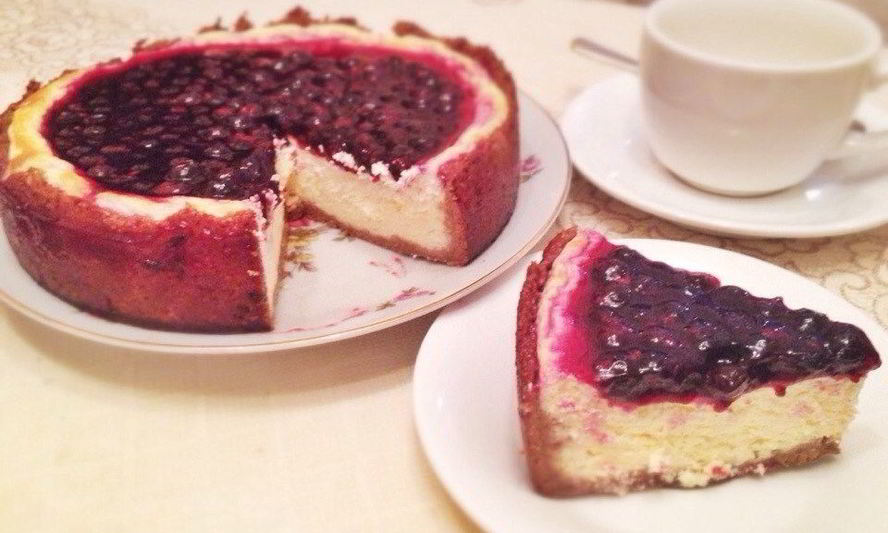 Рецепт диетического чизкейка с топпингом