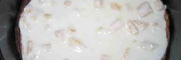 домашний чизкейк с блинами и творогом