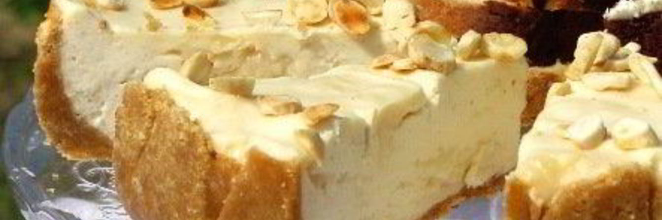 Карамельный чизкейк без выпечки