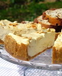 Карамельный чизкейк без выпечки