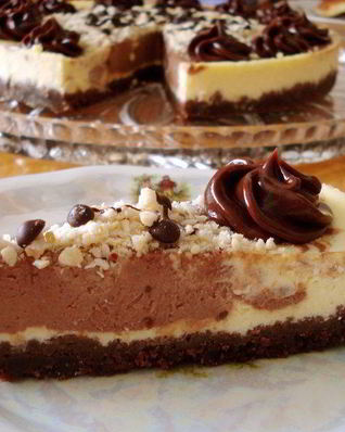 Мраморный чизкейк