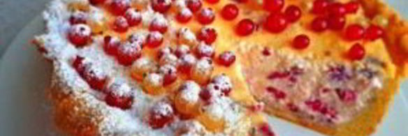 нежный малиновый чизкейк с хрустящей корочкой