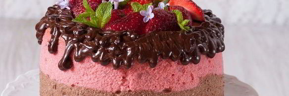 шоколадно-вишневый чизкейк