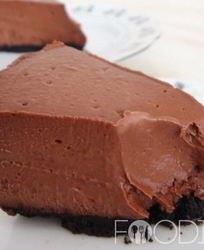 Шоколадный чизкейк без выпечки