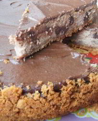 Шоколадный чизкейк Новогодний