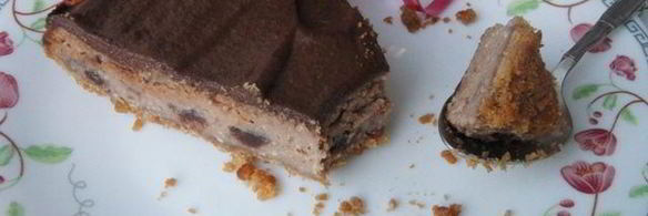 шоколадный чизкейк новогодний