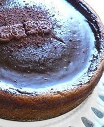 Шоколадный чизкейк с ликером