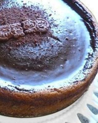 Шоколадный чизкейк с ликером