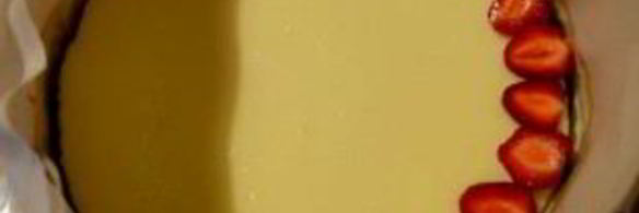 творожный чизкейк с клубникой