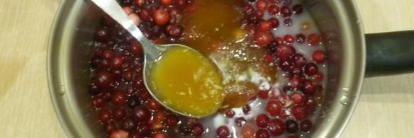 творожный чизкейк с клюквой