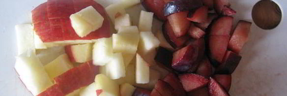 фруктовые слойки с кремом потисьер